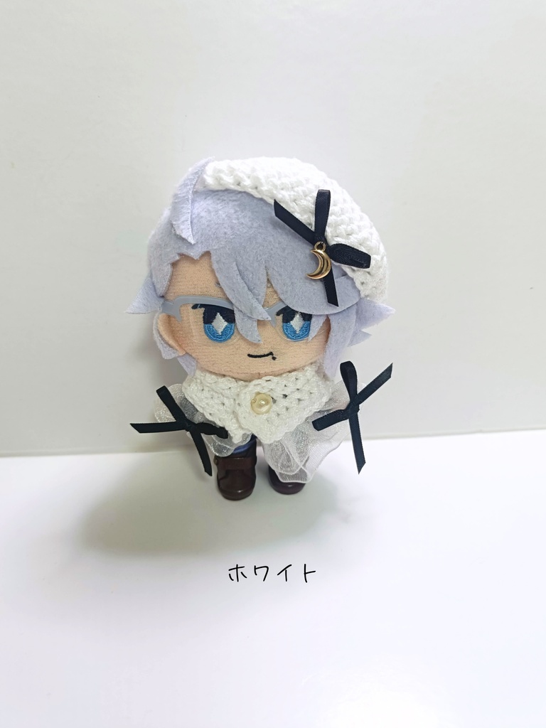 10cmぬい服 三日月ケープ&ベレーセット