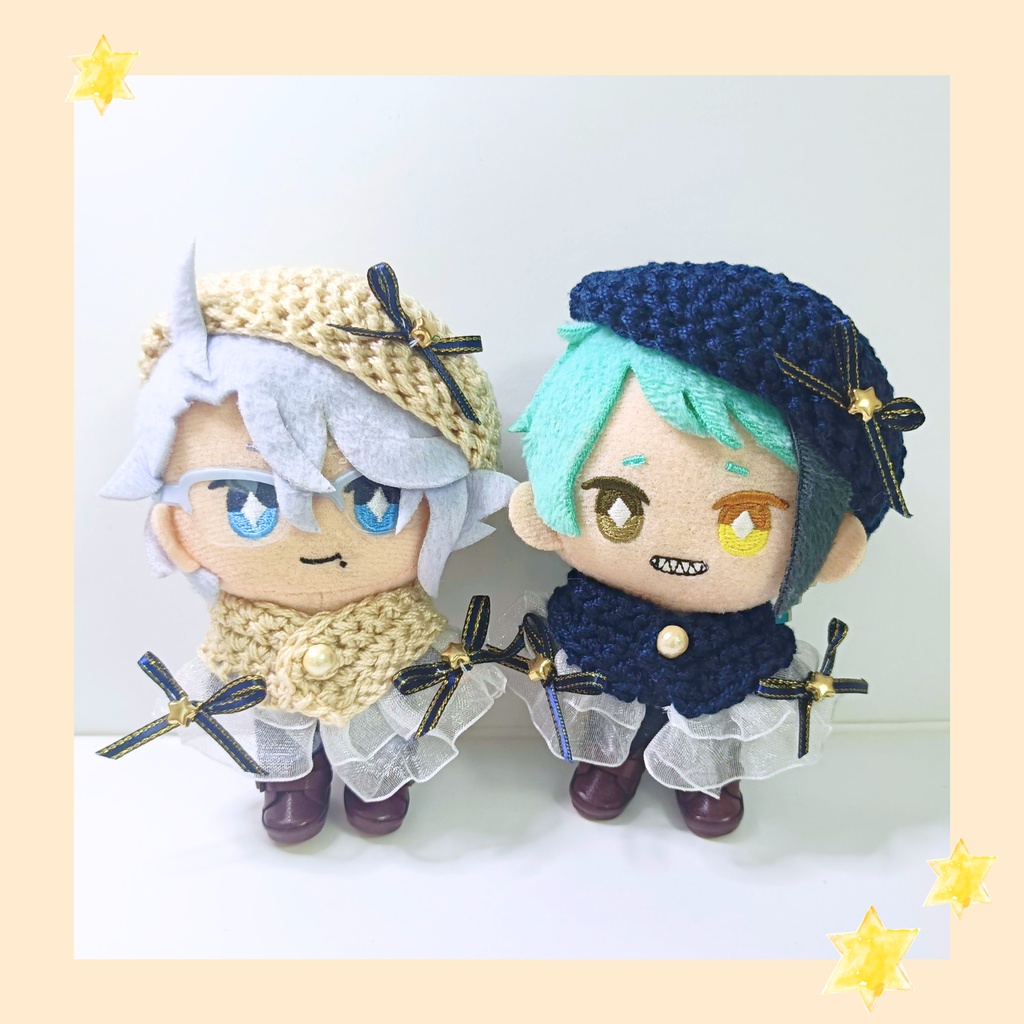 10cmぬい服 サマーエトワールケープ&ベレー