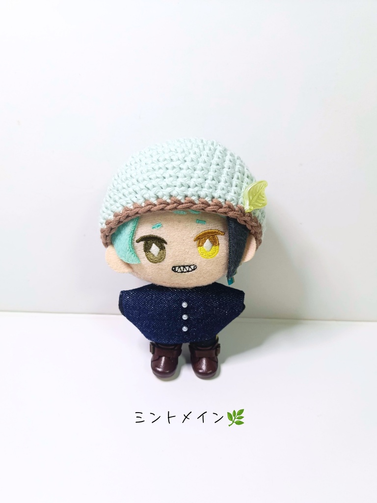 10cmぬい服 チョコミントカジュアルセット