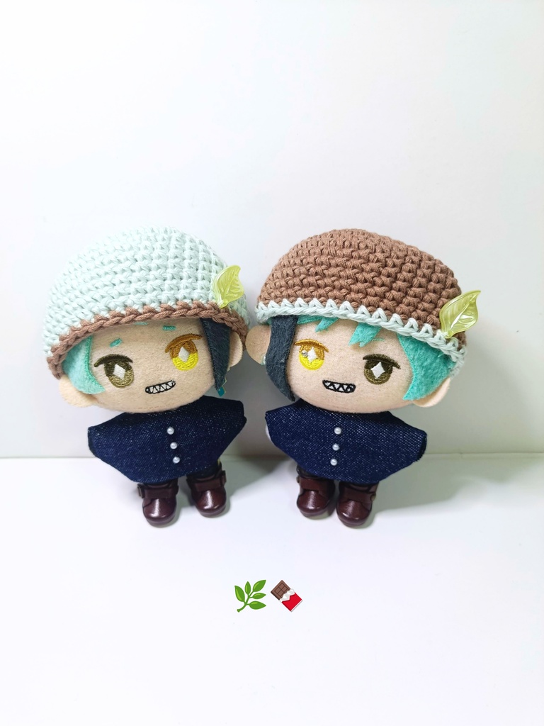 10cmぬい服 チョコミントカジュアルセット