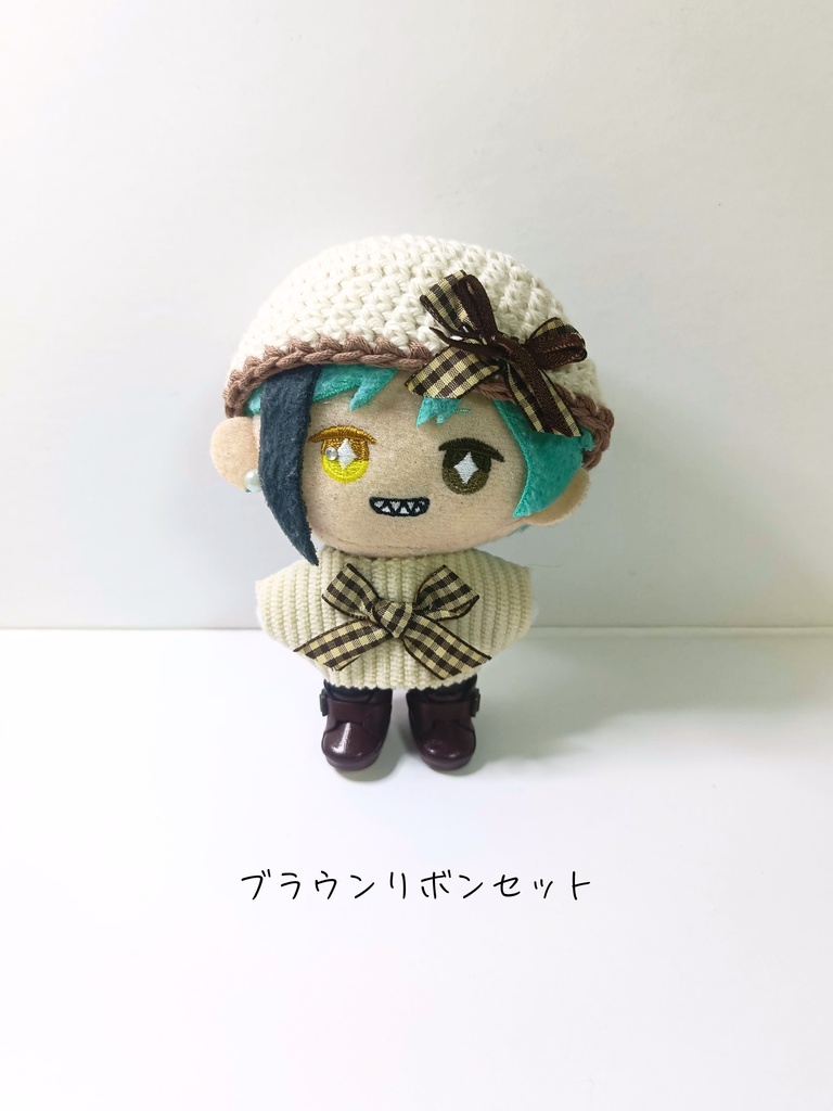 10cmぬい服 アイボリーカジュアルセット