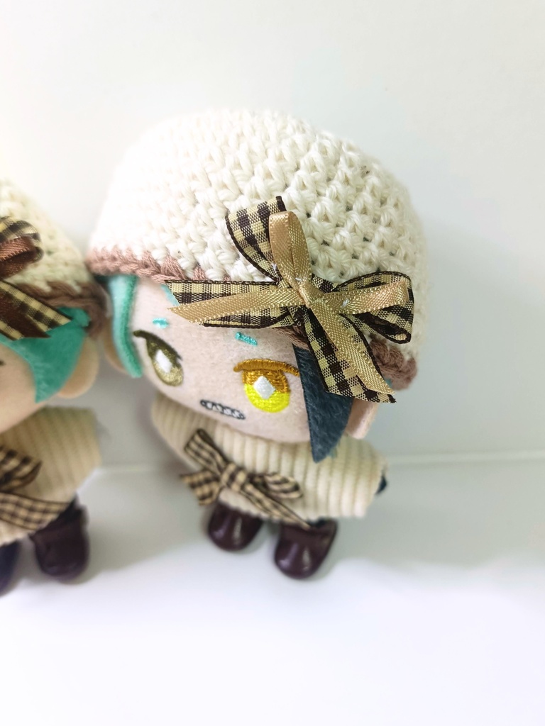 10cmぬい服 アイボリーカジュアルセット
