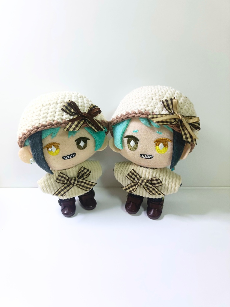 10cmぬい服 アイボリーカジュアルセット