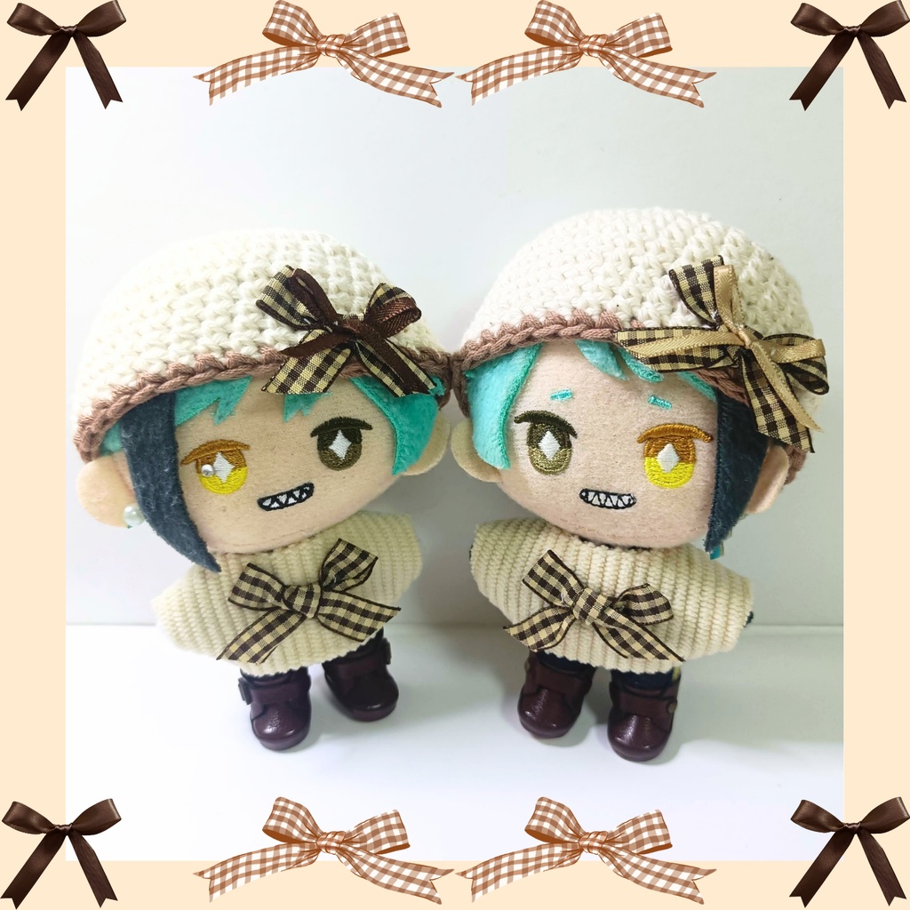 10cmぬい服 アイボリーカジュアルセット