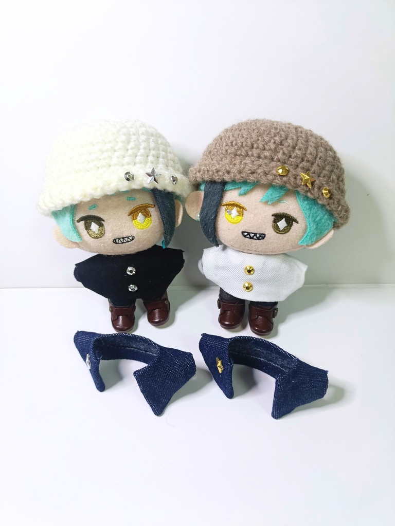 10cmぬい服 スタッズ&スターコーデセット