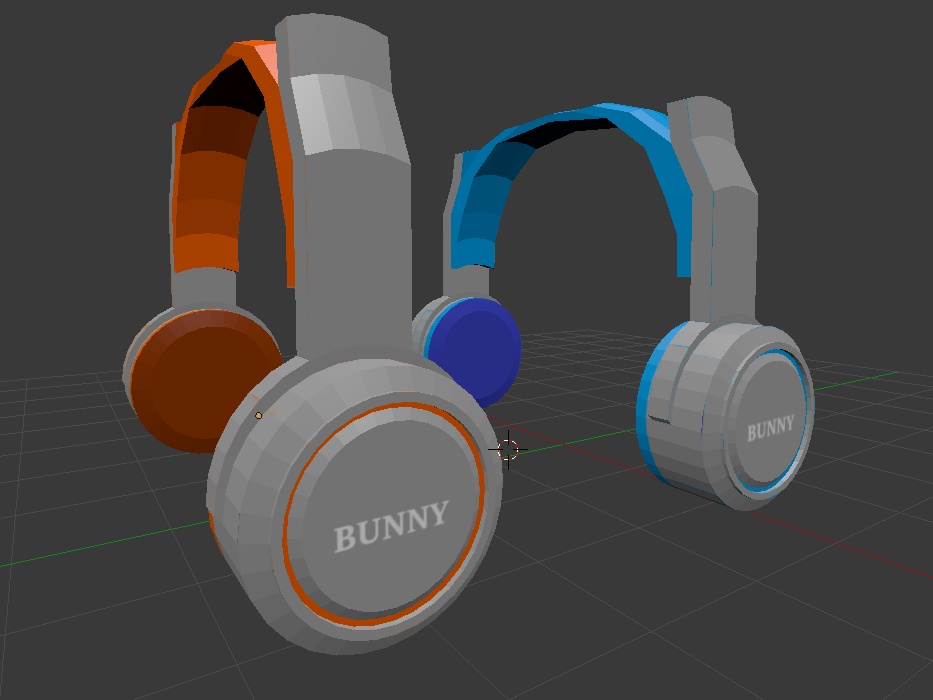 BUNNYのヘッドフォン3Dモデル