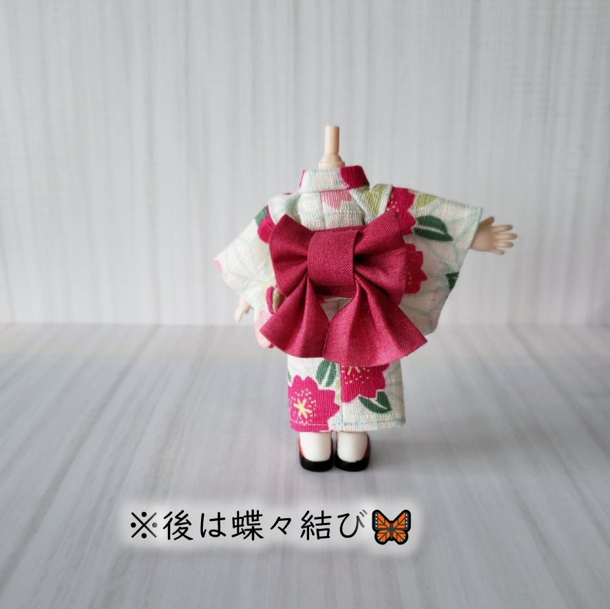 オビツ着用可💗桜爛漫の浴衣(全三色)リニューアル