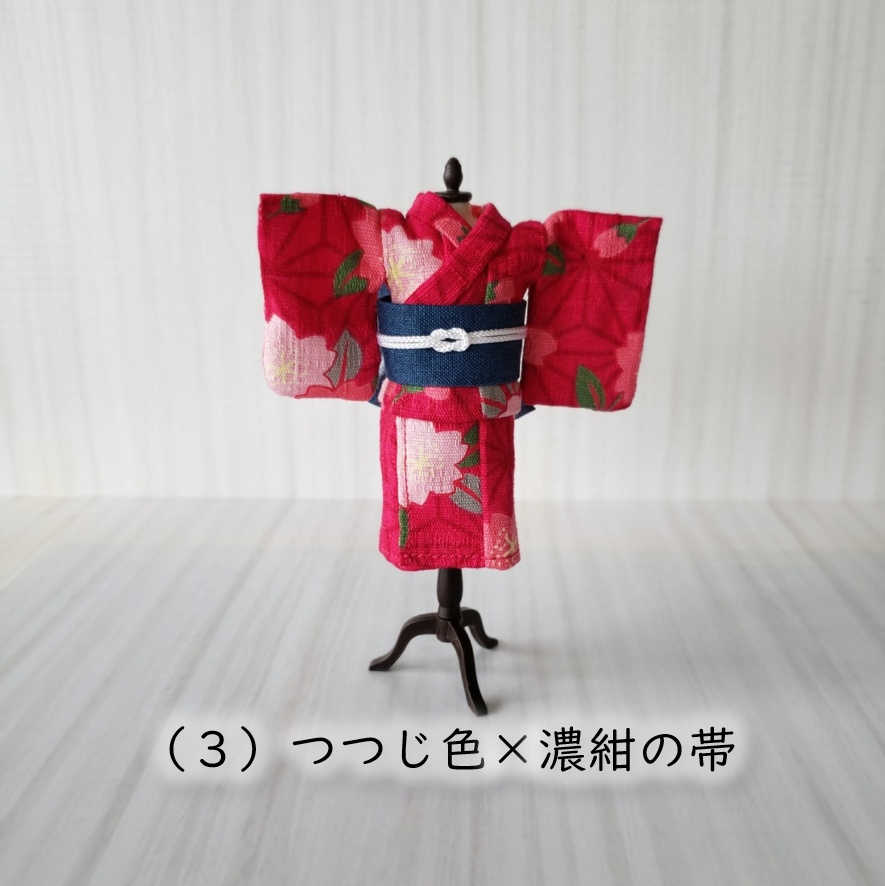 オビツ着用可💗桜爛漫の浴衣(全三色)リニューアル