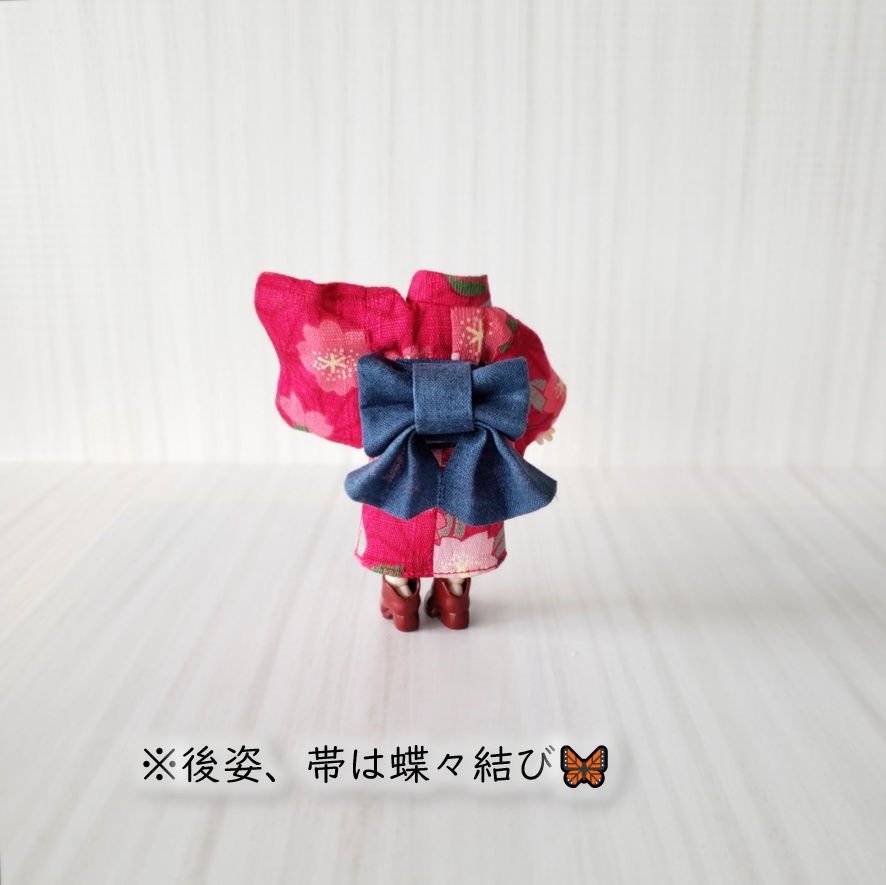 ねんどーる着用可💗桜爛漫の浴衣(全三色)リニューアル