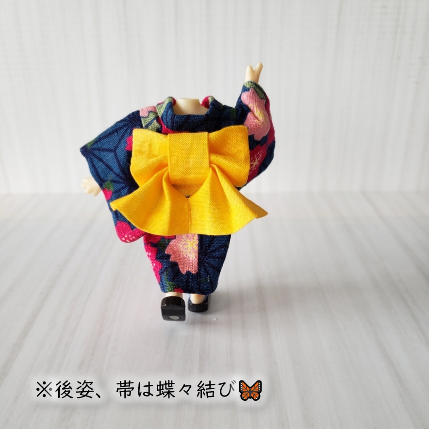 ねんどーる着用可💗桜爛漫の浴衣(全三色)リニューアル