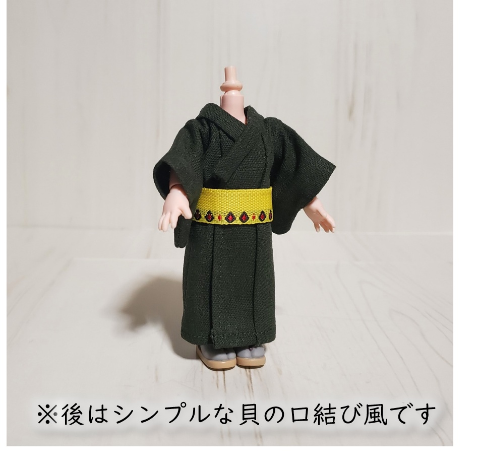 オビツ着用可✨アジアン帯がカッコいい着物👘
