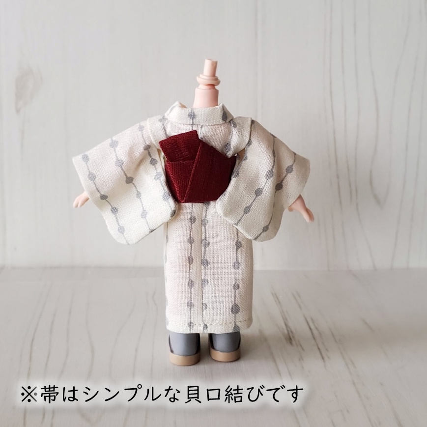 オビツ11着用可👘 和色の色合わせが楽しい💕 遊び浴衣🍶