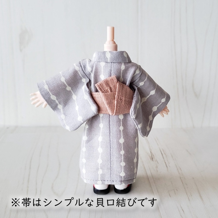 オビツ11着用可👘 和色の色合わせが楽しい💕 遊び浴衣🍶