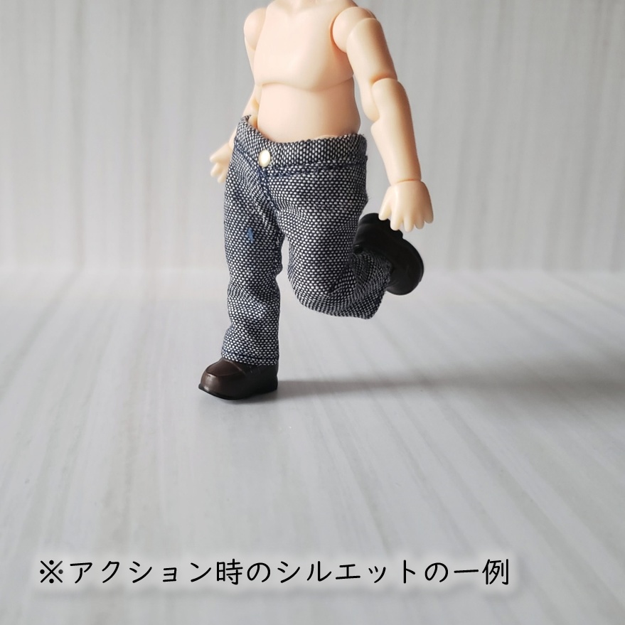 ねんどろいどどーる着用可👖ありそうでないシンプルなストレートジーンズ💕
