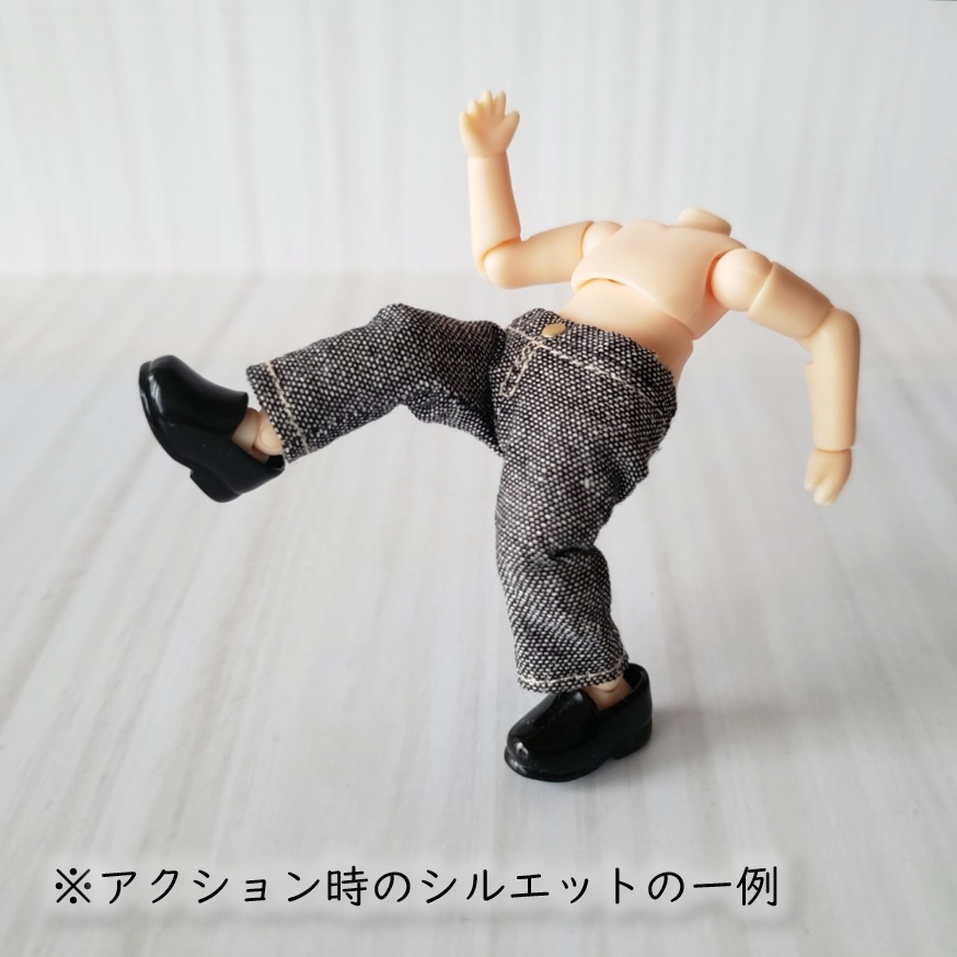 ねんどろいどどーる着用可👖ありそうでないシンプルなストレートジーンズ💕