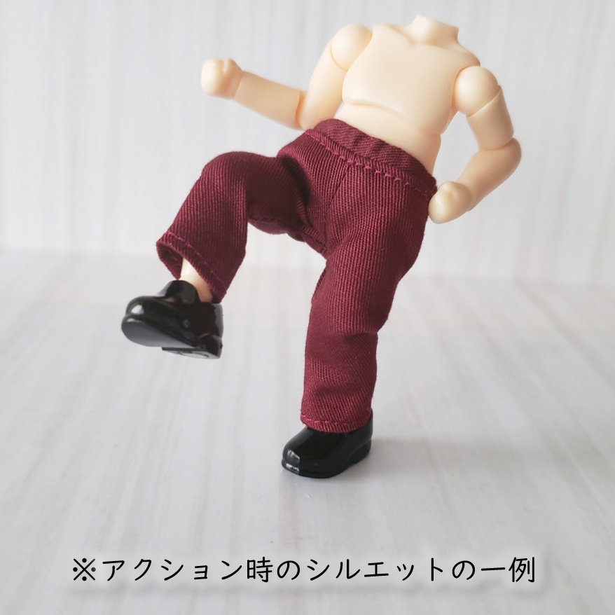 カラーコーデを楽しみたい✨クラシックカラーのストレートパンツ(ねんどーる着用可)