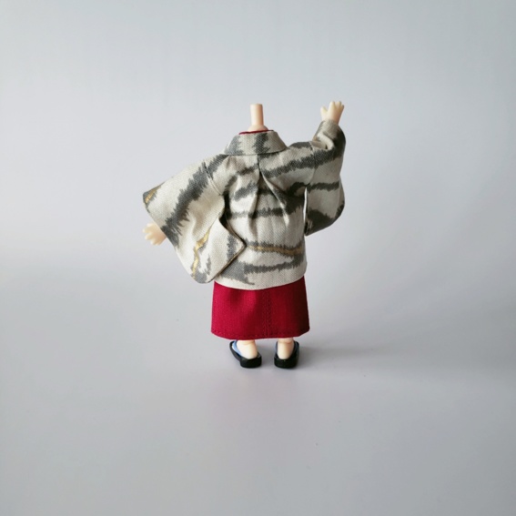 ねんどーる着用可👘虎縞の羽織と着流し🐅