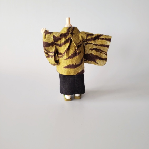 ねんどーる着用可👘虎縞の羽織と着流し🐅