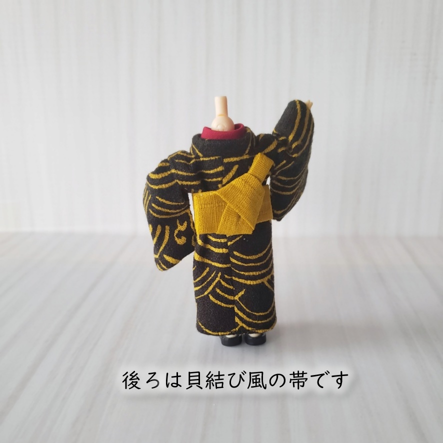 【数量限定】ねんどーる着用可👘変わり青海波の着物🌊