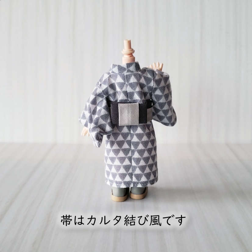 オビツ11着用可👘日本の伝統文様の浴衣シリーズ🌊第一弾💕