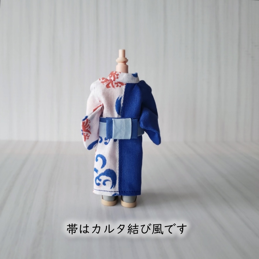 オビツ11着用可👘日本の伝統文様シリーズ第二弾🐙蛸に波🌊めで鯛