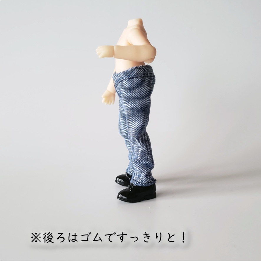 高身長ねんどーる👖ありそうでないシンプルなストレートジーンズ