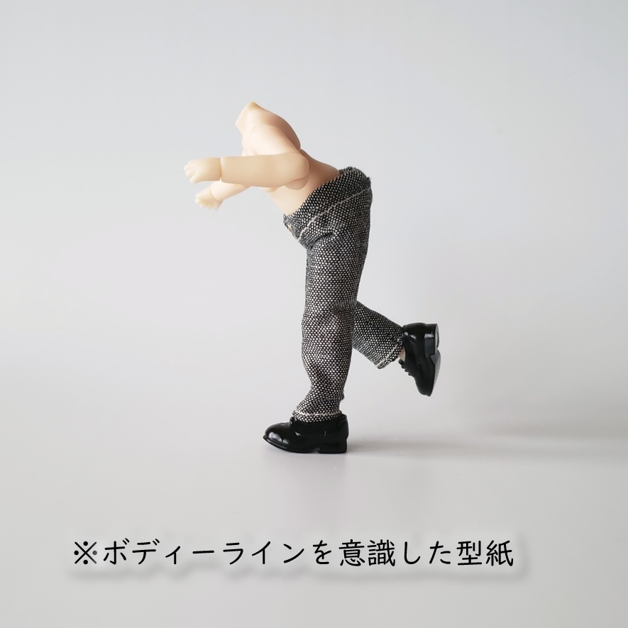 高身長ねんどーる👖ありそうでないシンプルなストレートジーンズ