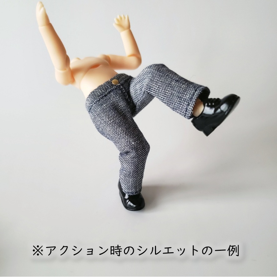 高身長ねんどーる👖ありそうでないシンプルなストレートジーンズ
