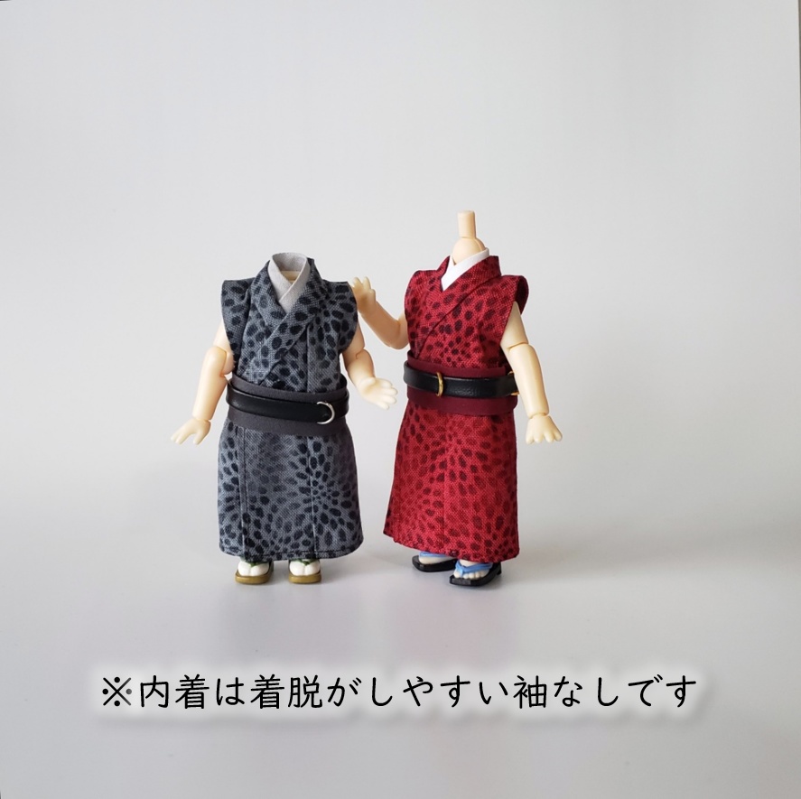 ねんどーる等、着用可👘白い羽織シリーズ第二弾🌼『細雪』と華の着流し