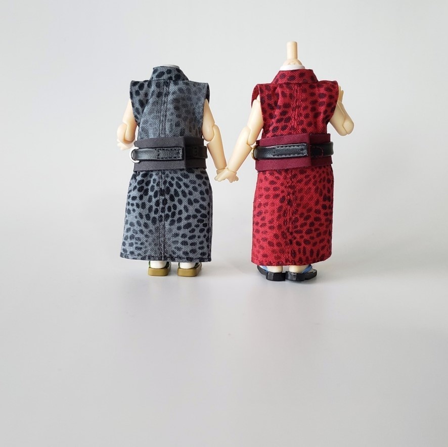 ねんどーる等、着用可👘白い羽織シリーズ第二弾🌼『細雪』と華の着流し