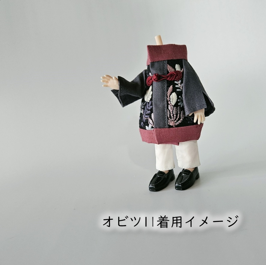 1/12ドール🌼刺繍の綺麗なチャイナコート🧥