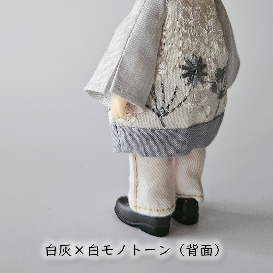 1/12ドール🌼刺繍の綺麗なチャイナコート🧥