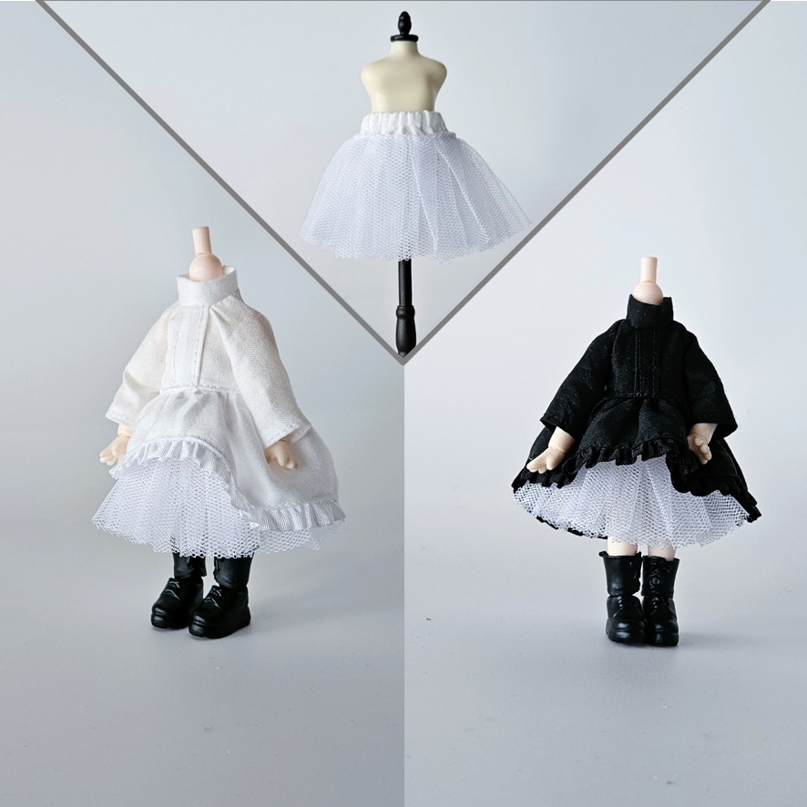 ねんどろいどどーる等🌼基本のチュールパニエ