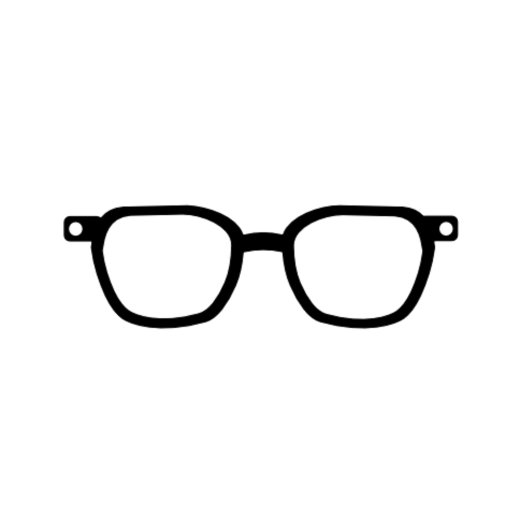 ウェリントンメガネ(10㎝ぬい)