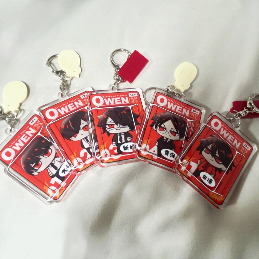 二層アクリルキーホルダー