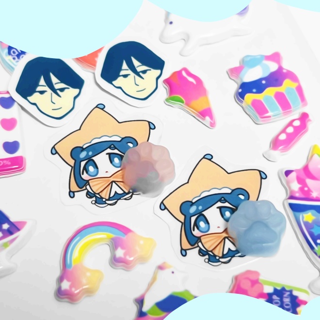 たぬみー ぷにぷに肉球シール