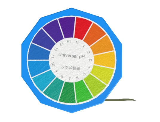 かわいいアクセサリー(万能pH試験紙)