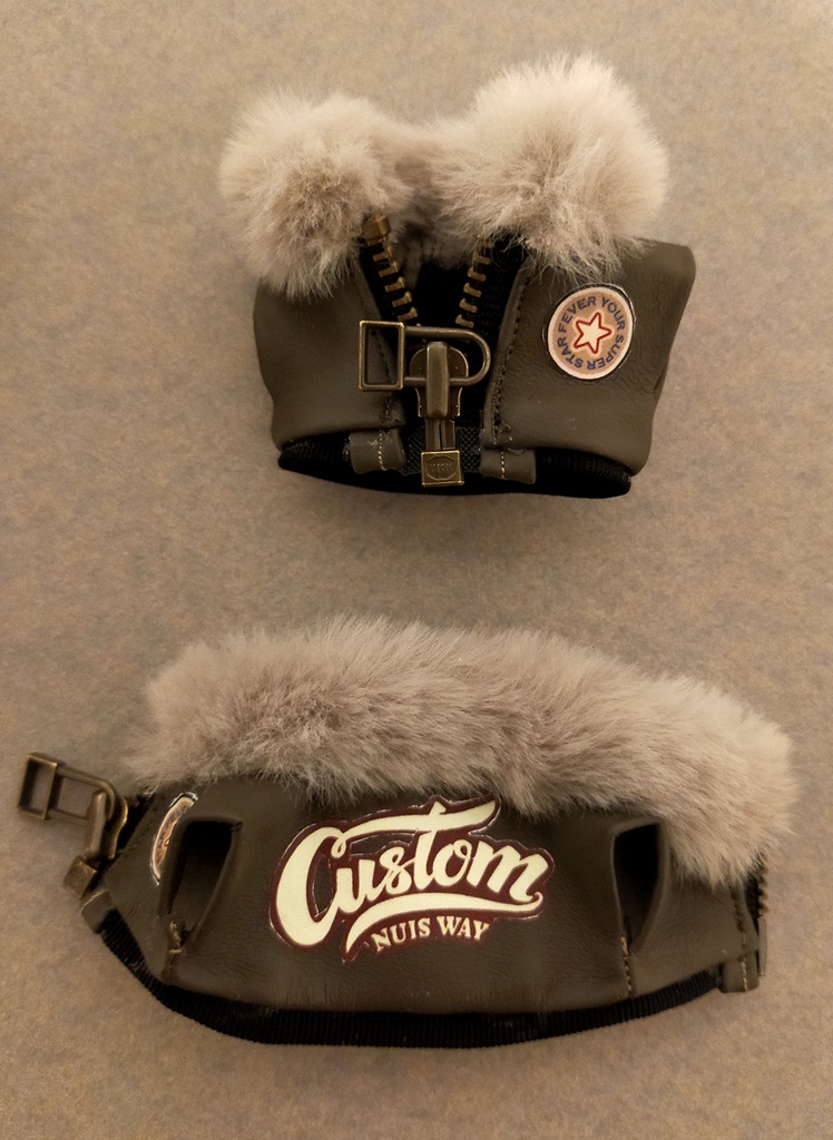 ラーダース(ホワイト×グレー・ラムスキン)