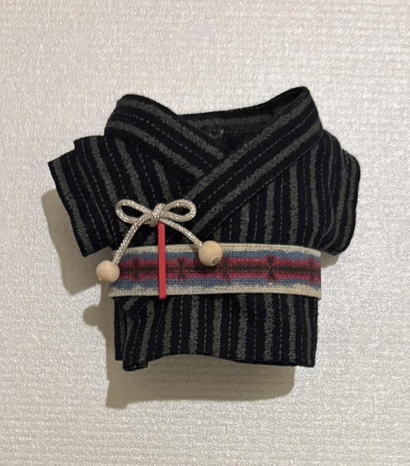 浴衣・紺色縞