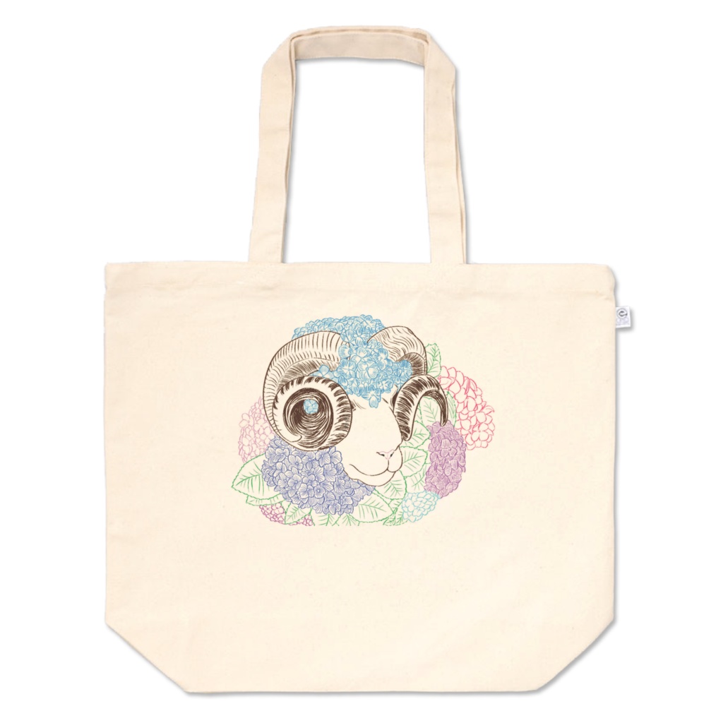 紫陽花羊トートバッグB