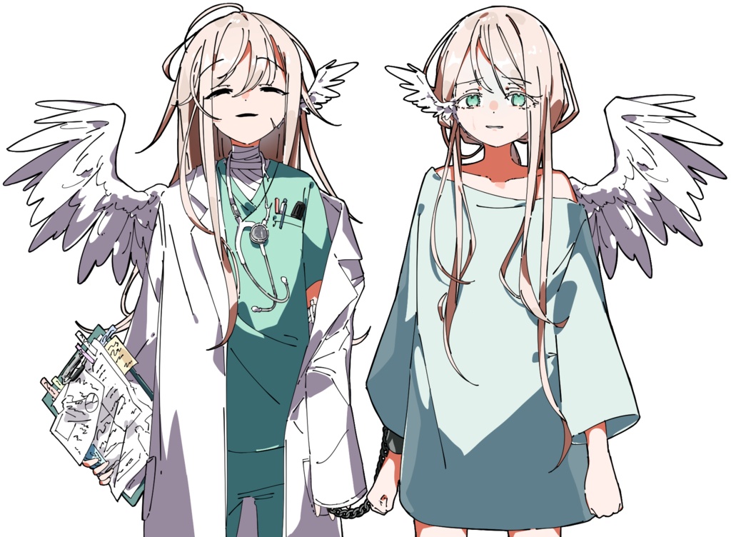 【腰上立ち絵】双子座 -十二星座シリーズ