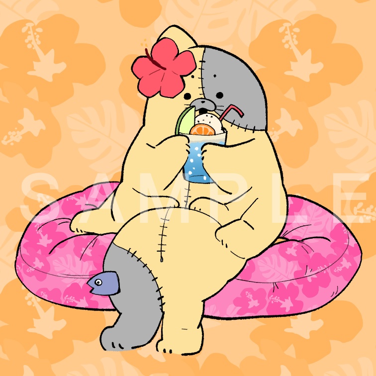 キメラちゃん夏アクキー
