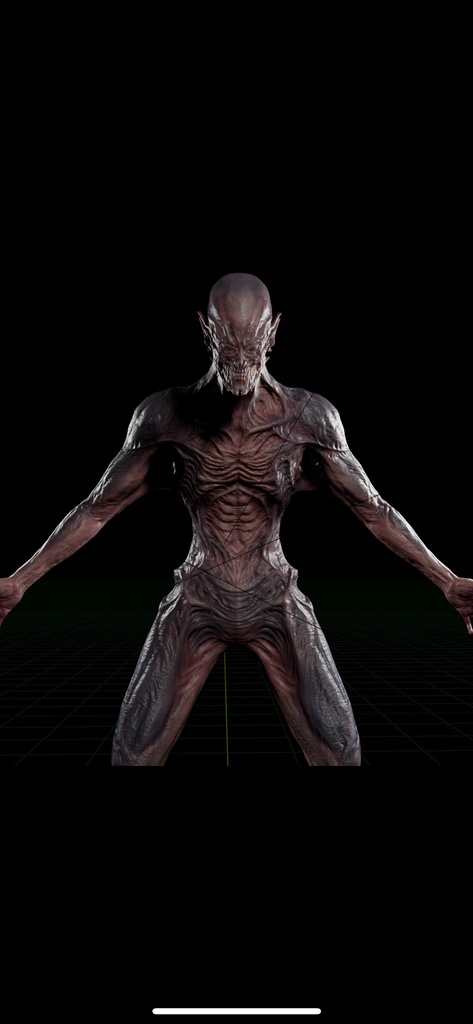 オリジナル3Dモデル クリーチャーBAT