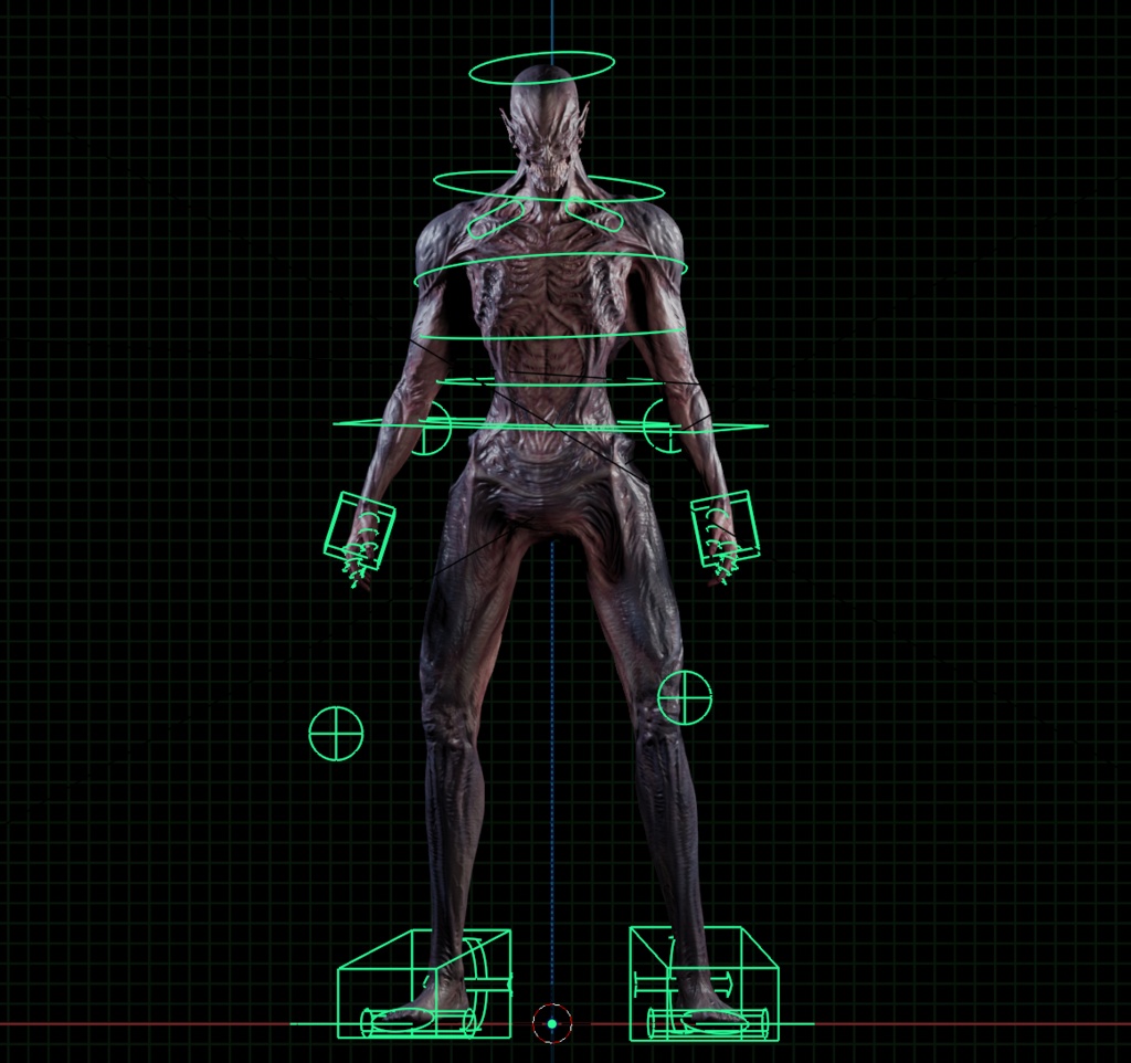 オリジナル3Dモデル クリーチャーBAT