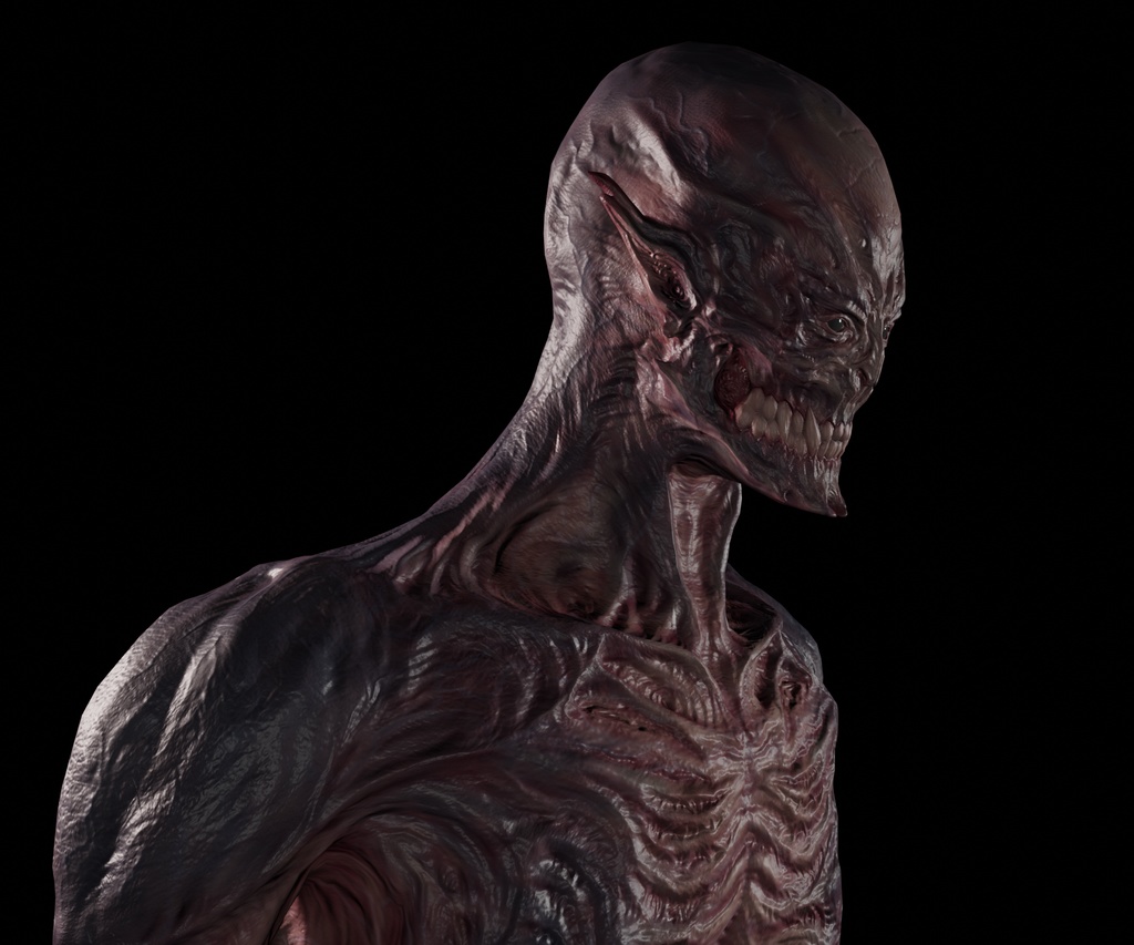 オリジナル3Dモデル クリーチャーBAT