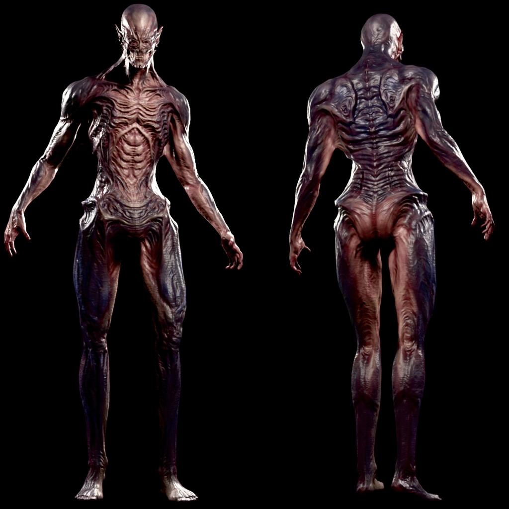 オリジナル3Dモデル クリーチャーBAT