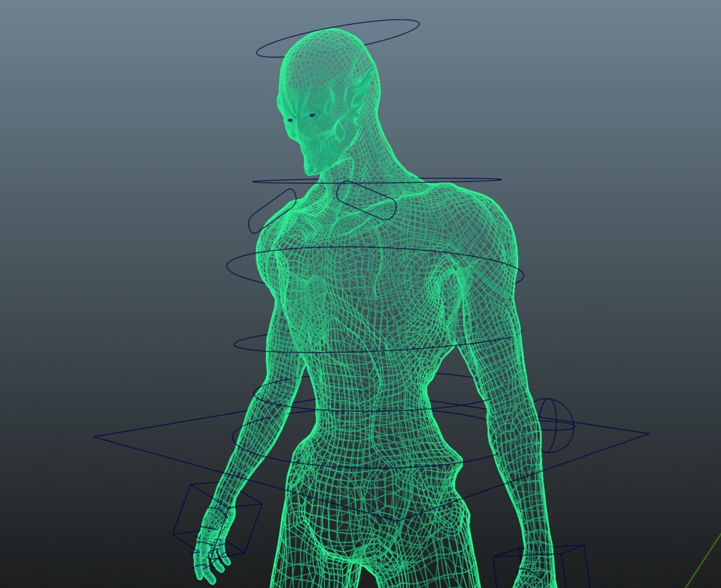 オリジナル3Dモデル クリーチャーBAT