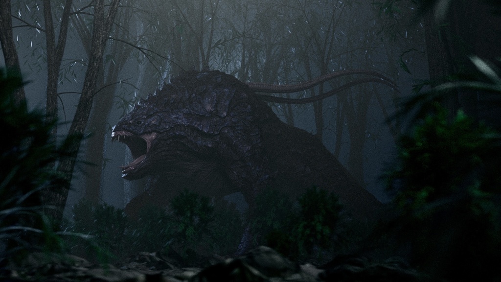 lizard Dragon 蜥蜴オリジナル3Dモデル