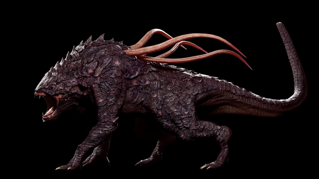 lizard Dragon 蜥蜴オリジナル3Dモデル