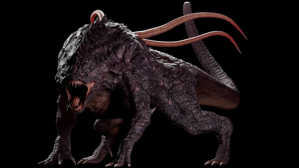 lizard Dragon 蜥蜴オリジナル３Dモデル